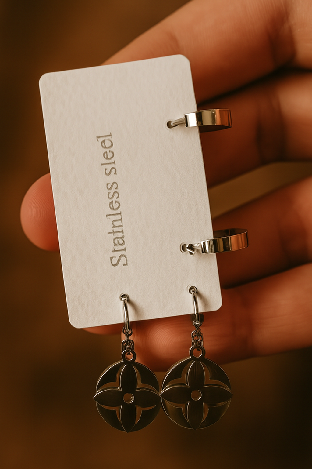 حلق دائره النور ستانلس ستيل 